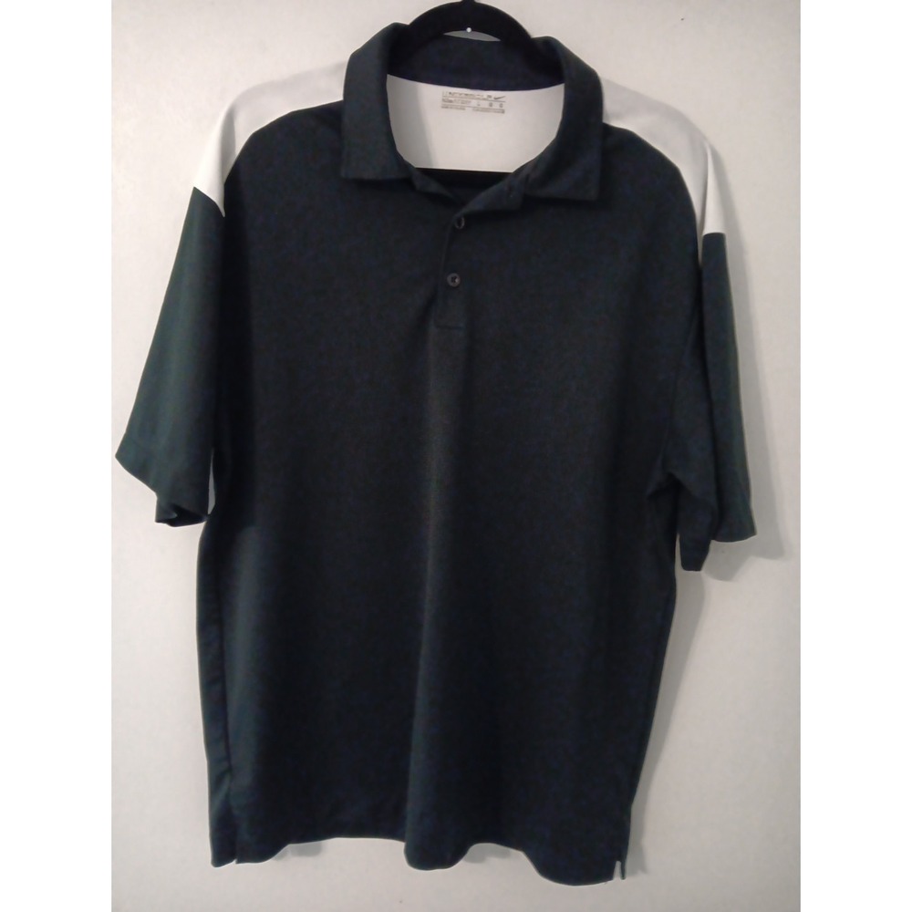 Nike Golf Polo Dri-fit Men's Sz. L Black & White